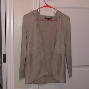 light gray sweater w hood size small